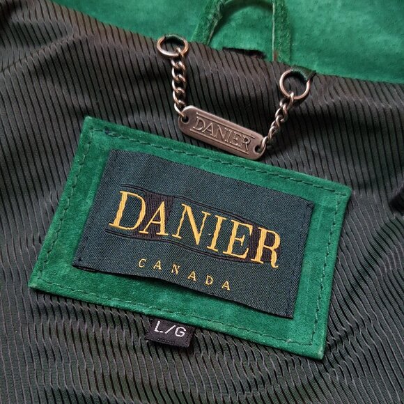 Green Danier Leather Jacket - Picture 3 of 5